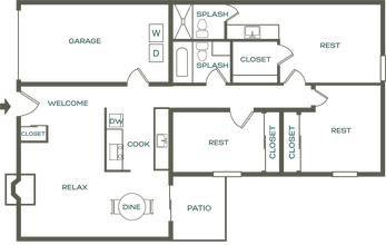 The Linden 8246 floor plan